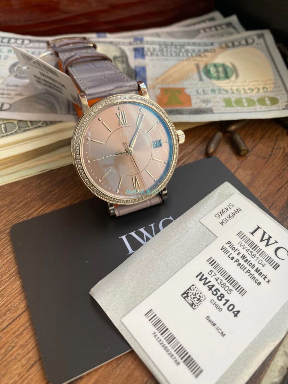 V7 Factory 官网 IWC  Replica Copy 柏涛菲诺女款IW458104 wrist watches  / WG590