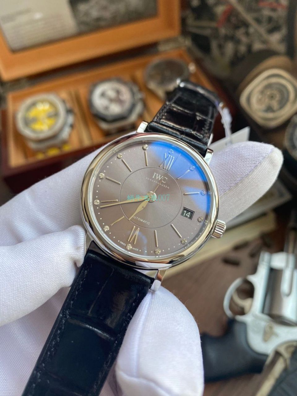 v7 Factory  Watches 怎么样 IWC 柏涛菲诺女装 Perfect  Replica Copy IW458102 wrist watches  / WG593