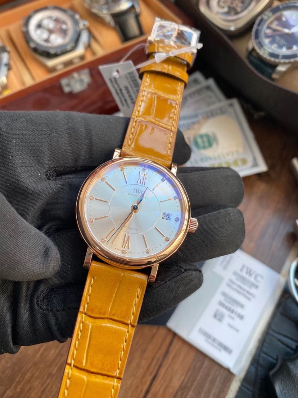 v7 Factory 柏涛菲诺 IWC 柏涛菲诺 top  Replica Copy IW458105女士 wrist watches  / WG596