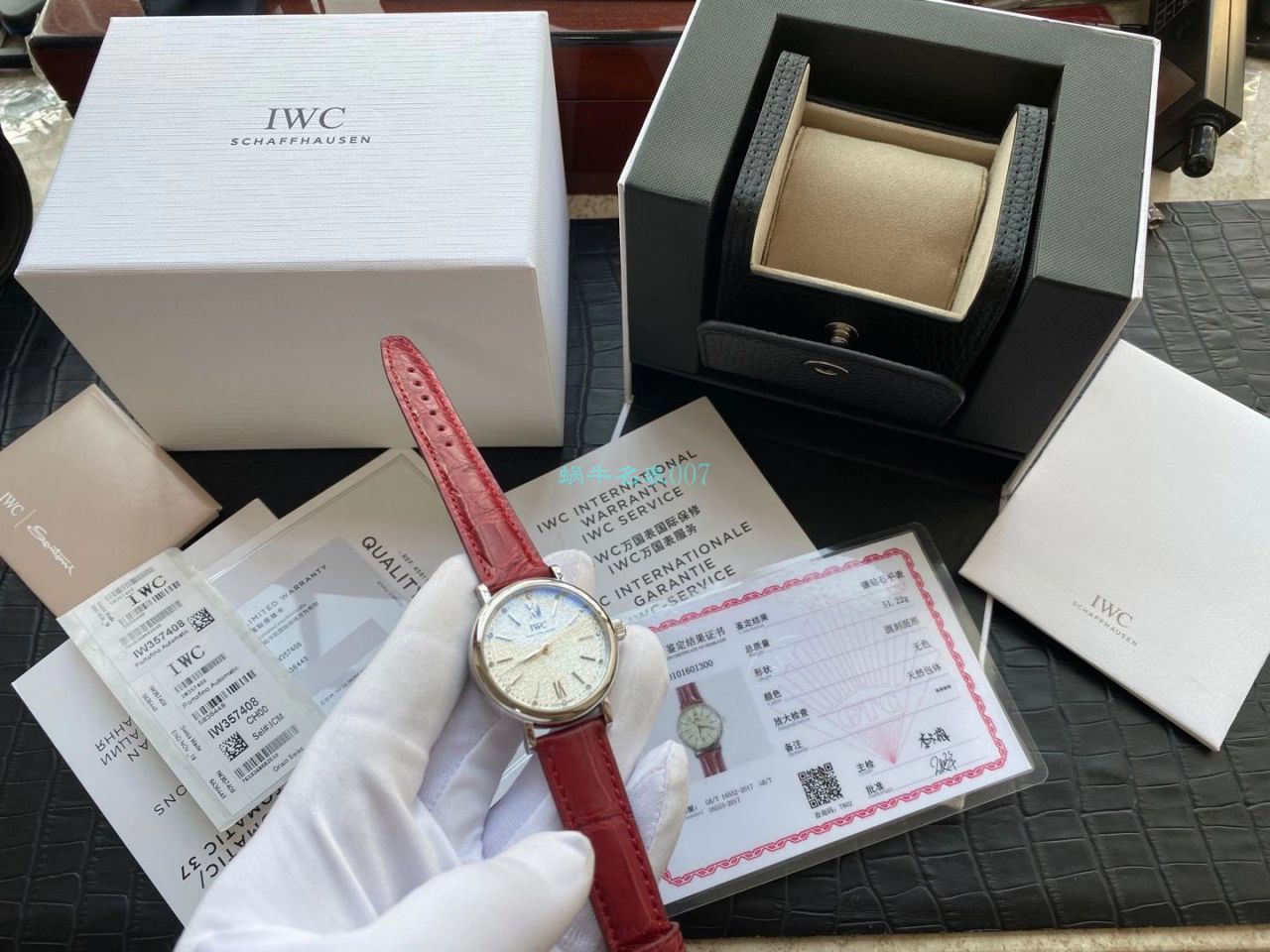 渠道原单IWC IWC 柏涛菲诺系列女装IW357408 wrist watches  / WG597