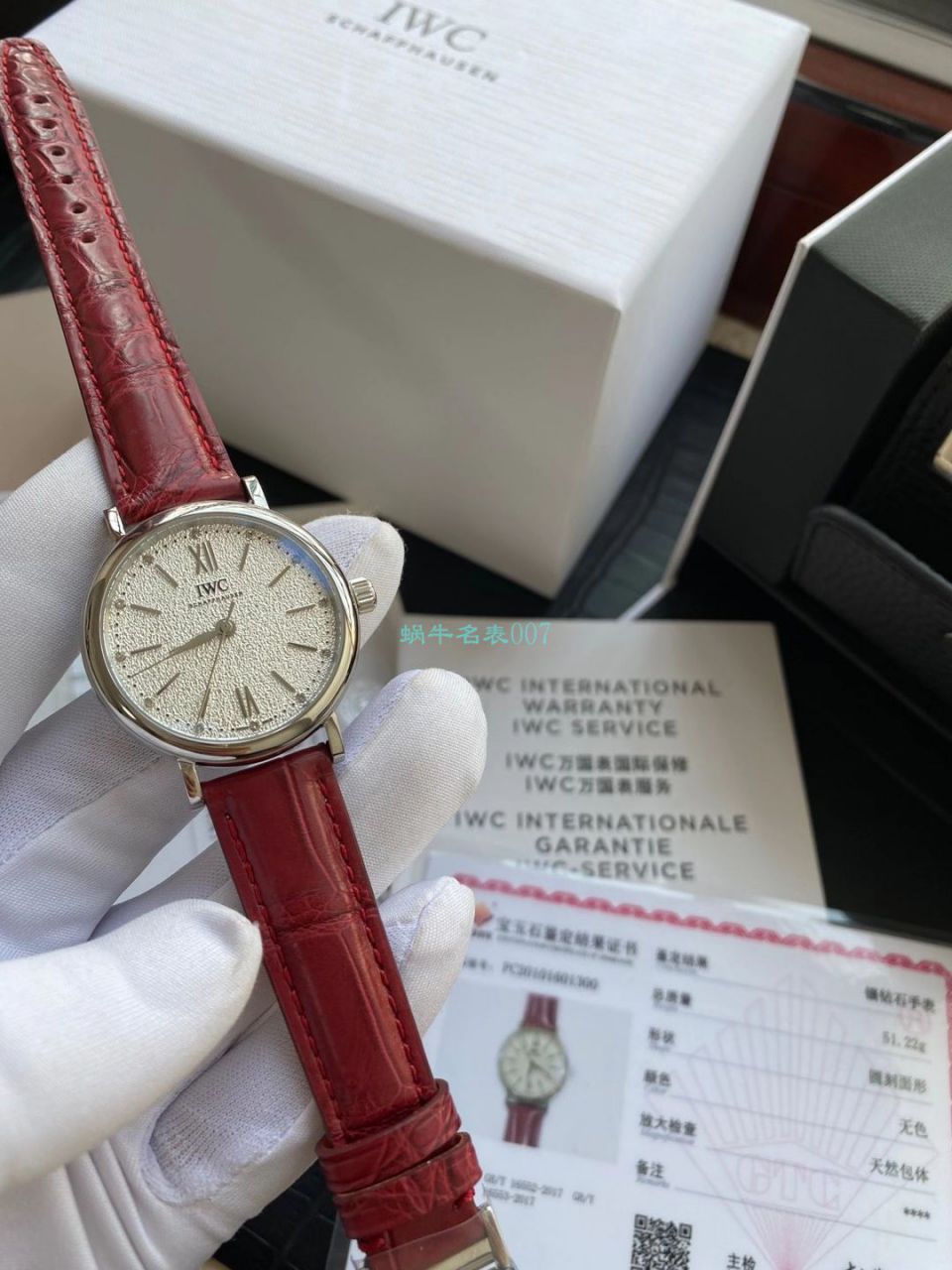 渠道原单IWC IWC 柏涛菲诺系列女装IW357408 wrist watches  / WG597