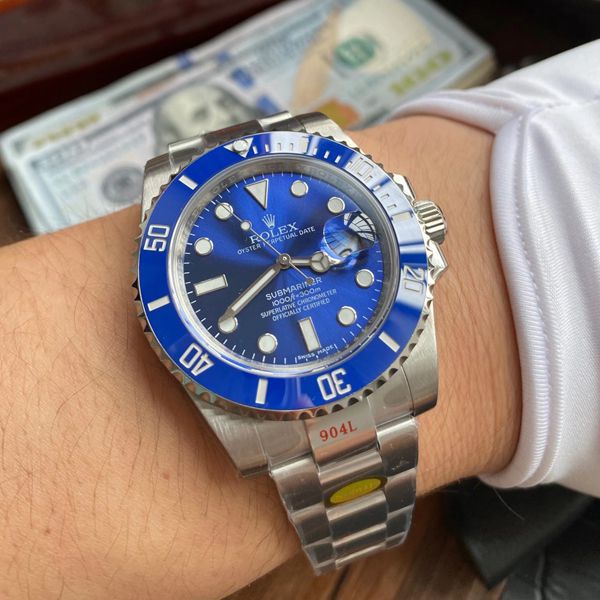 N Factory V10版 Rolex 蓝水鬼 Submariner 型 Perfect  Replica Watches 116619LB-97209 wrist watches 