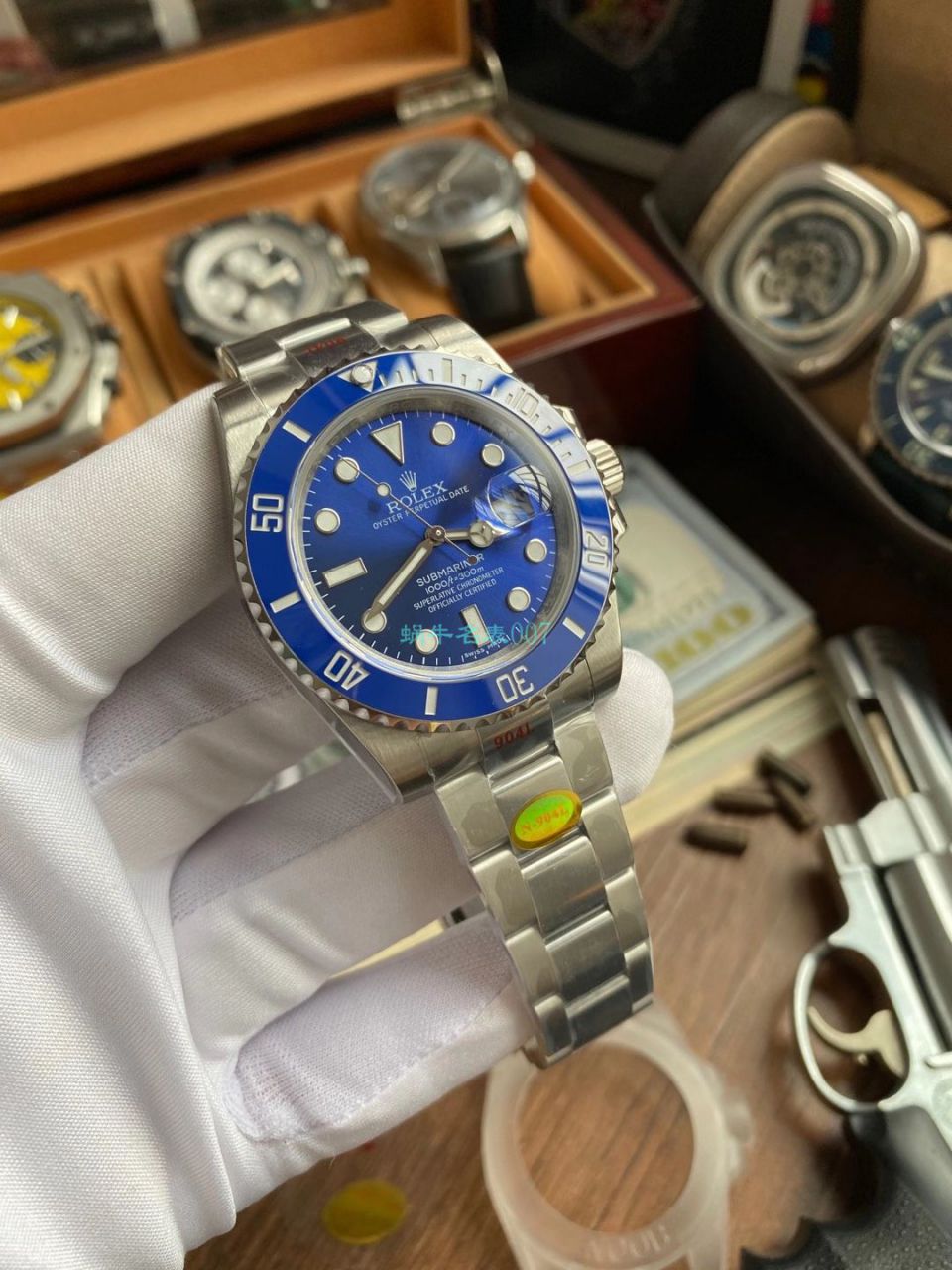 N Factory V10版 Rolex 蓝水鬼 Submariner 型 Perfect  Replica Watches 116619LB-97209 wrist watches  / R681