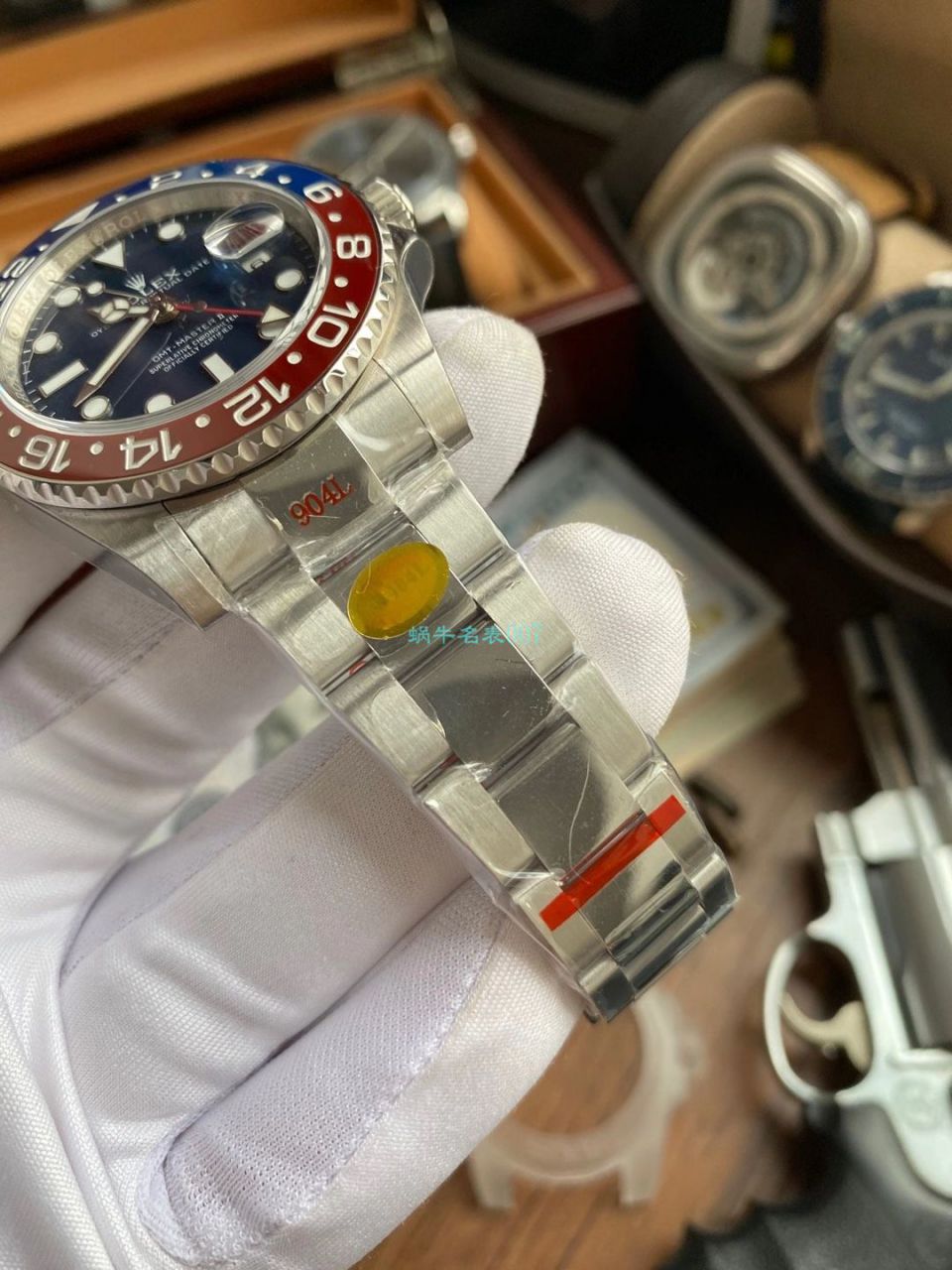 N Factory  Rolex  GMT MASTER II top  Replica Copy 可乐圈红蓝 Composite 圈m126719blro-0003 wrist watches  / R682
