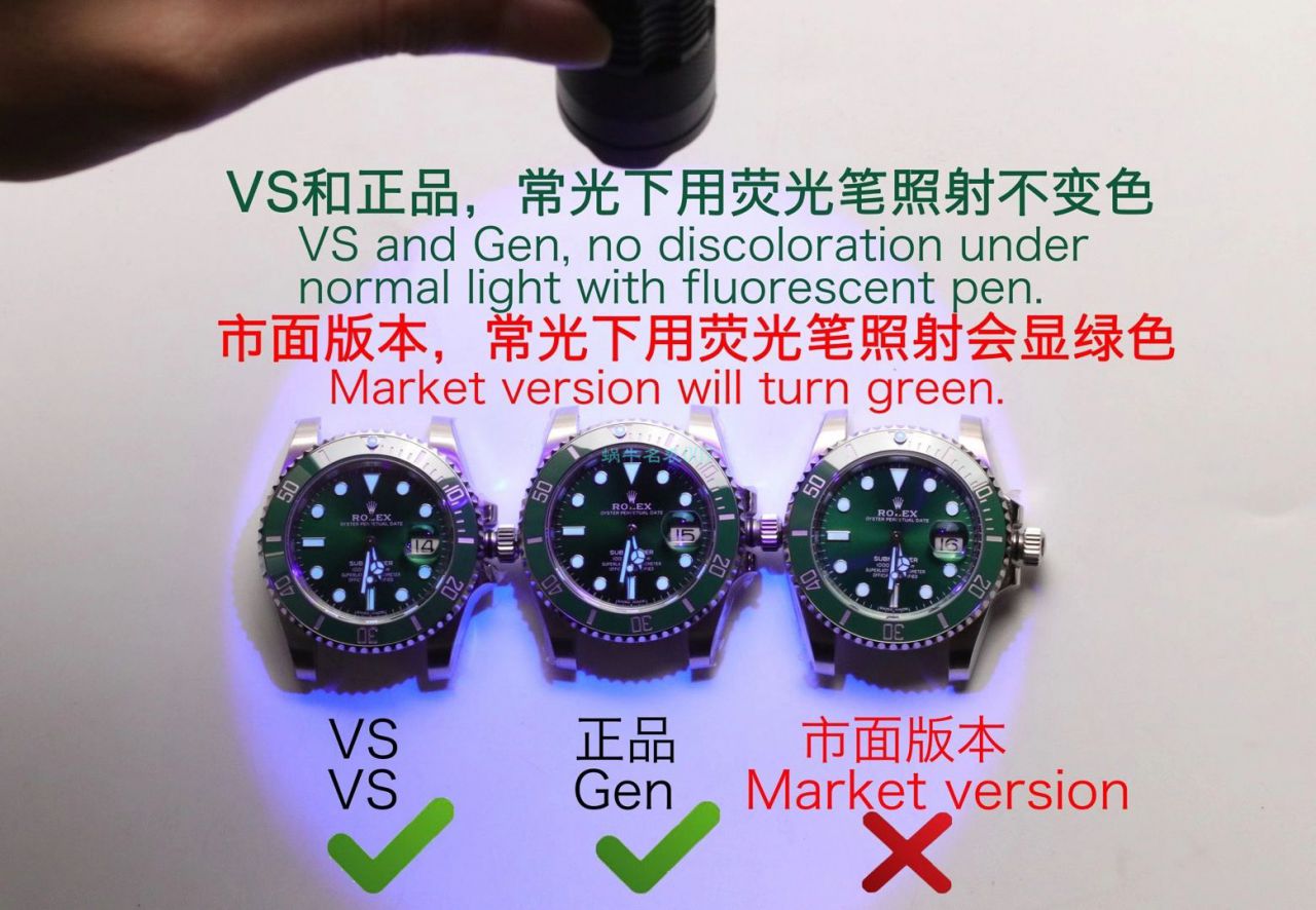  Video analysis VS Factory  Rolex  Submariner 116610LV-97200 top  Replica Copy  Watches  / R679VS