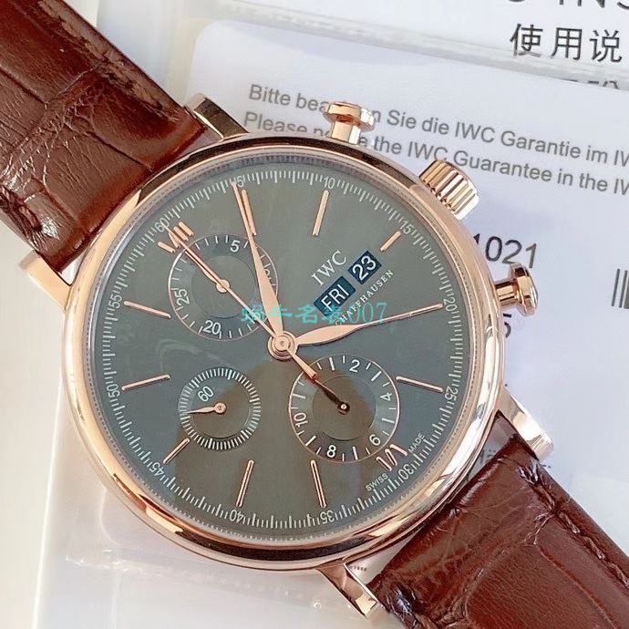 【原单】 IWC 表IWC柏涛菲诺系列150周年纪念版IW391024、IW391023 wrist watches  / WG172