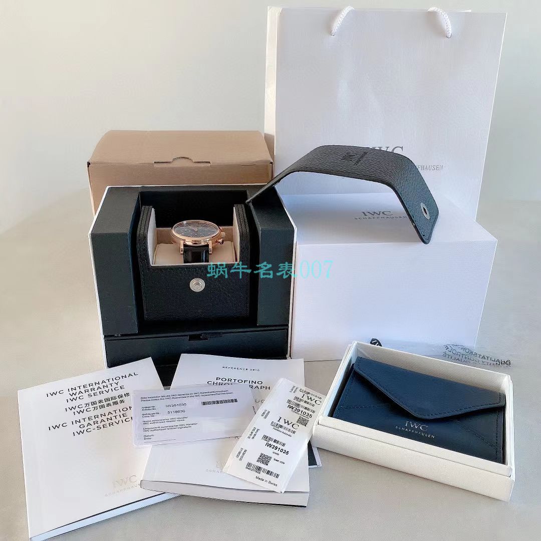【原单】 IWC 表IWC柏涛菲诺系列150周年纪念版IW391024、IW391023 wrist watches  / WG172