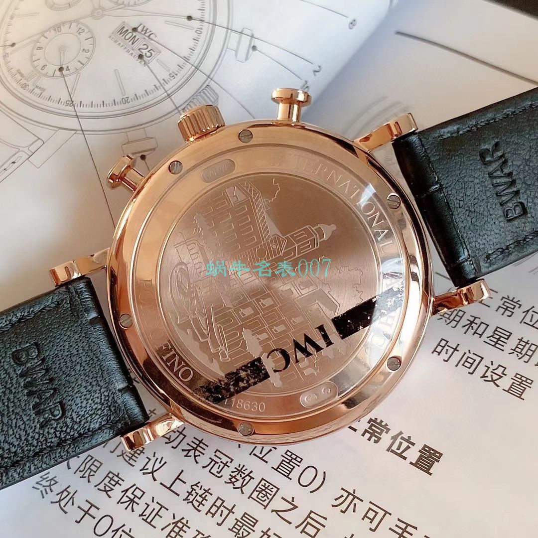 【原单】 IWC 表IWC柏涛菲诺系列150周年纪念版IW391024、IW391023 wrist watches  / WG172