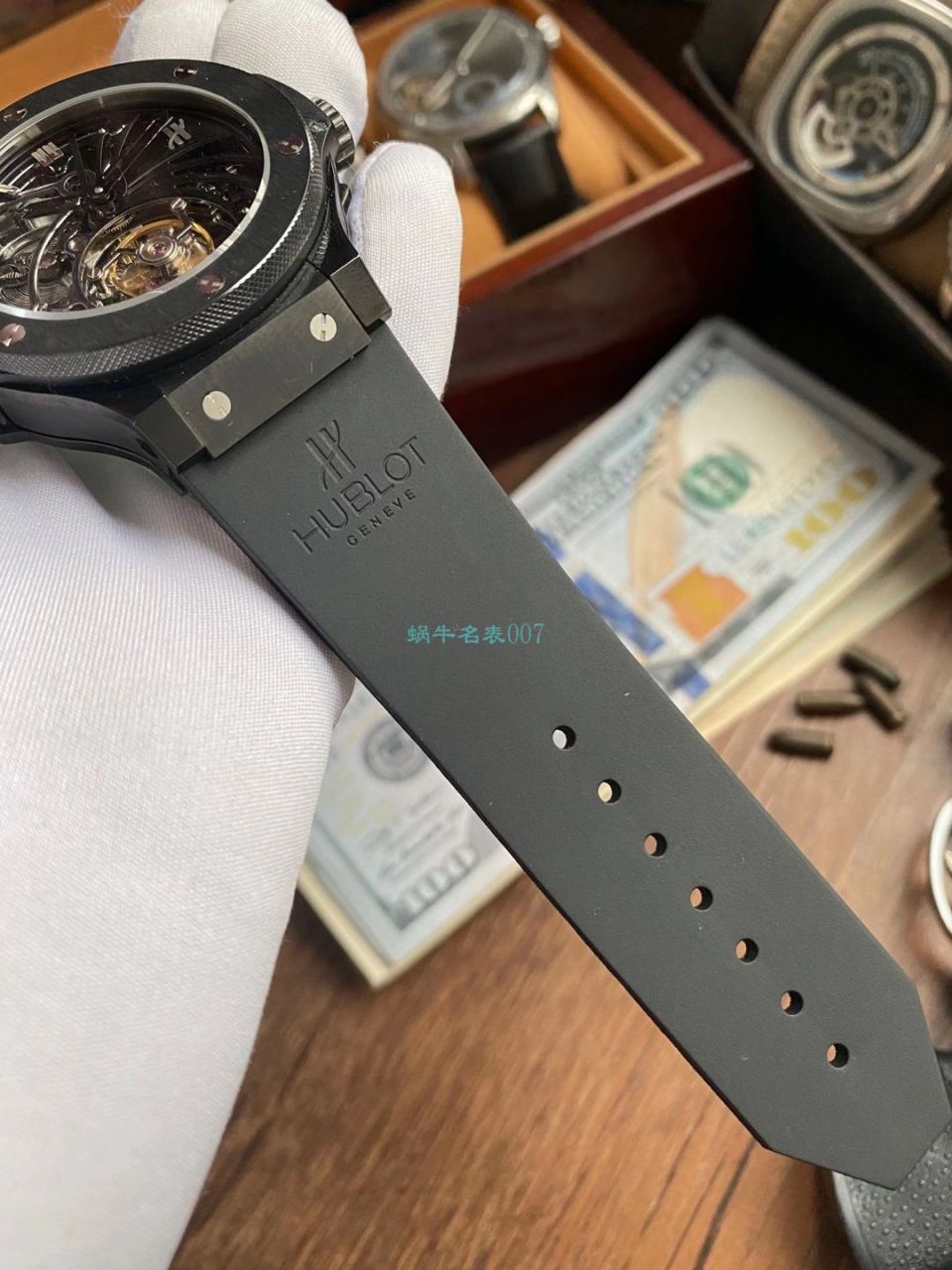 【 Video analysis  top  Replica Watches 最靠谱的商家】 hublot  big bang  Tourbillon 304.TX.1170.LR 不同版本对比视频 / YB112