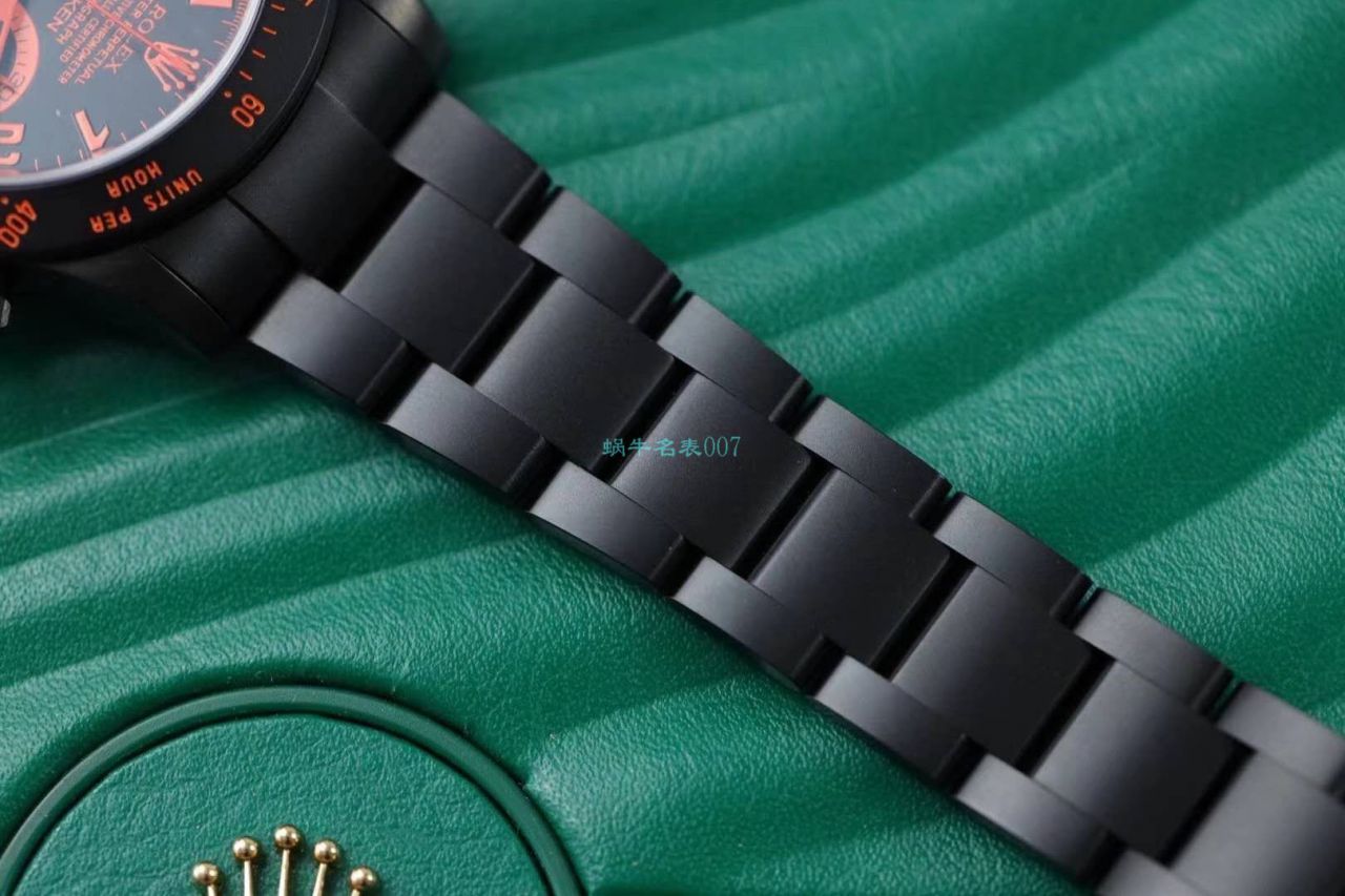 【IPK Factory  Rolex  Ditongna 】Blaken改装磨砂碳化黑 wrist watches 以N Factory 超级4130 Ditongna 为基础 / R686
