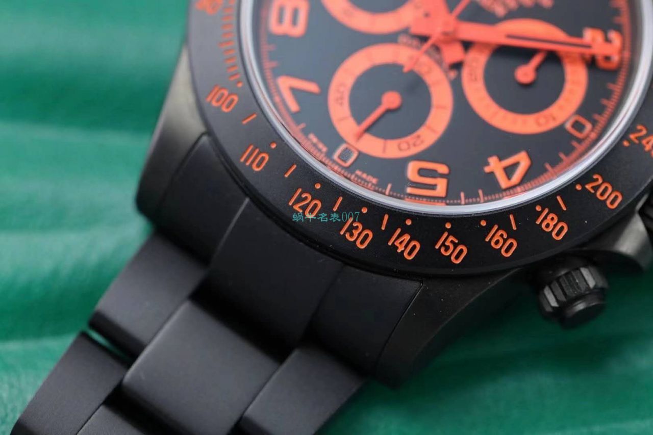 【IPK Factory  Rolex  Ditongna 】Blaken改装磨砂碳化黑 wrist watches 以N Factory 超级4130 Ditongna 为基础 / R686