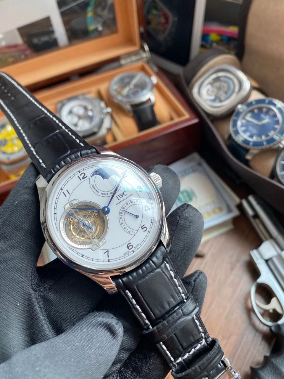 BBR Factory  IWC 周年纪念 Tourbillon  top  Replica Copy IW590202 wrist watches  / WG602