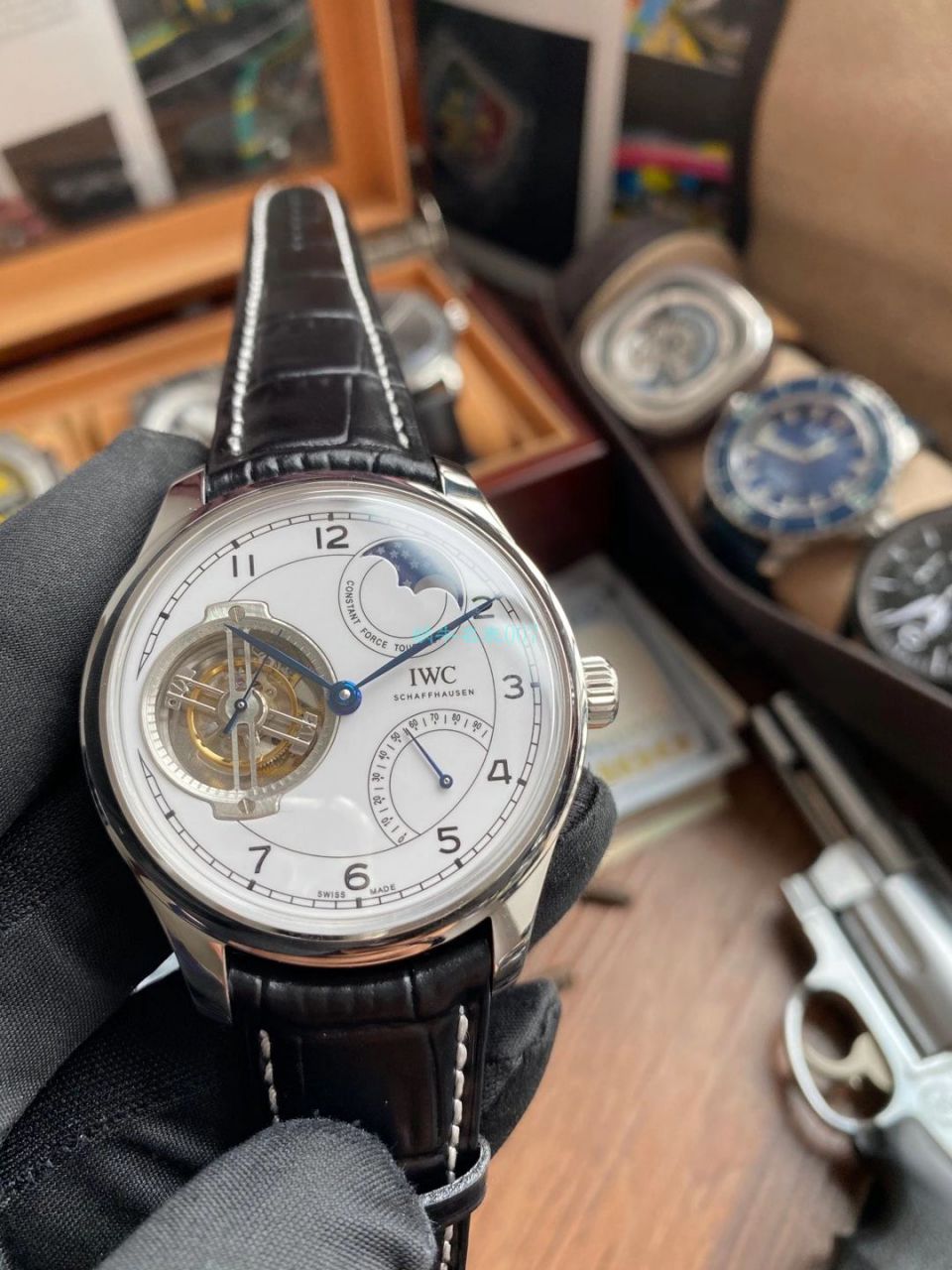 BBR Factory  IWC 周年纪念 Tourbillon  top  Replica Copy IW590202 wrist watches  / WG602