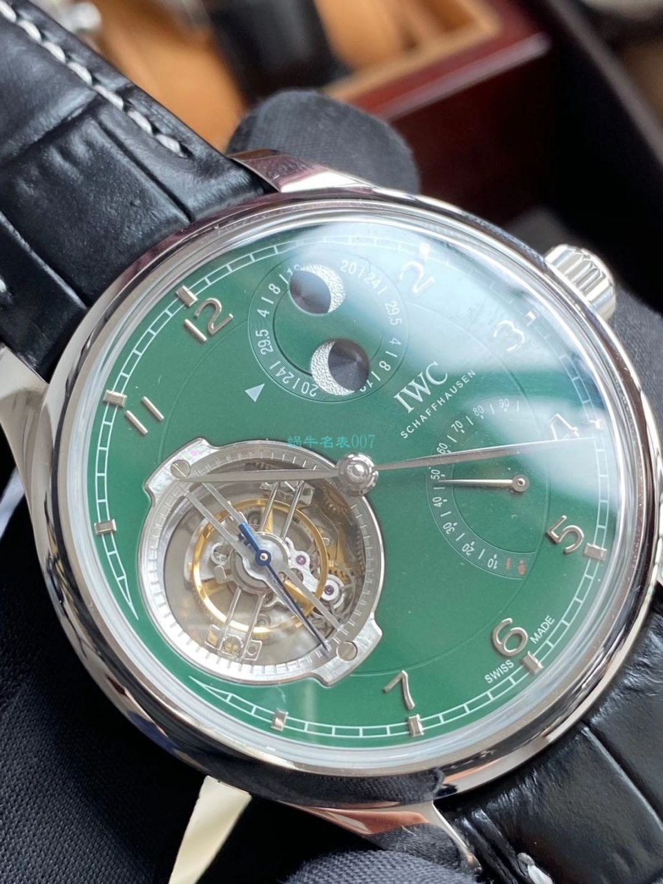 BBR Factory  IWC  Perfect  top  Replica  Tourbillon  Watches IW590110 wrist watches  / WG601