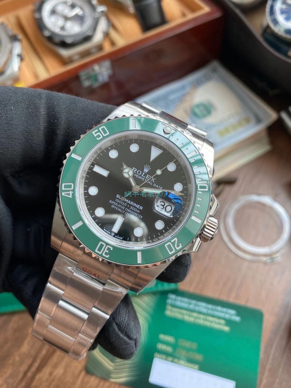  Video analysis EW Factory  Rolex 专柜新款 Submariner 1比1 High quality  Replica Watches 41毫米m126610lv-0002 wrist watches  / R687