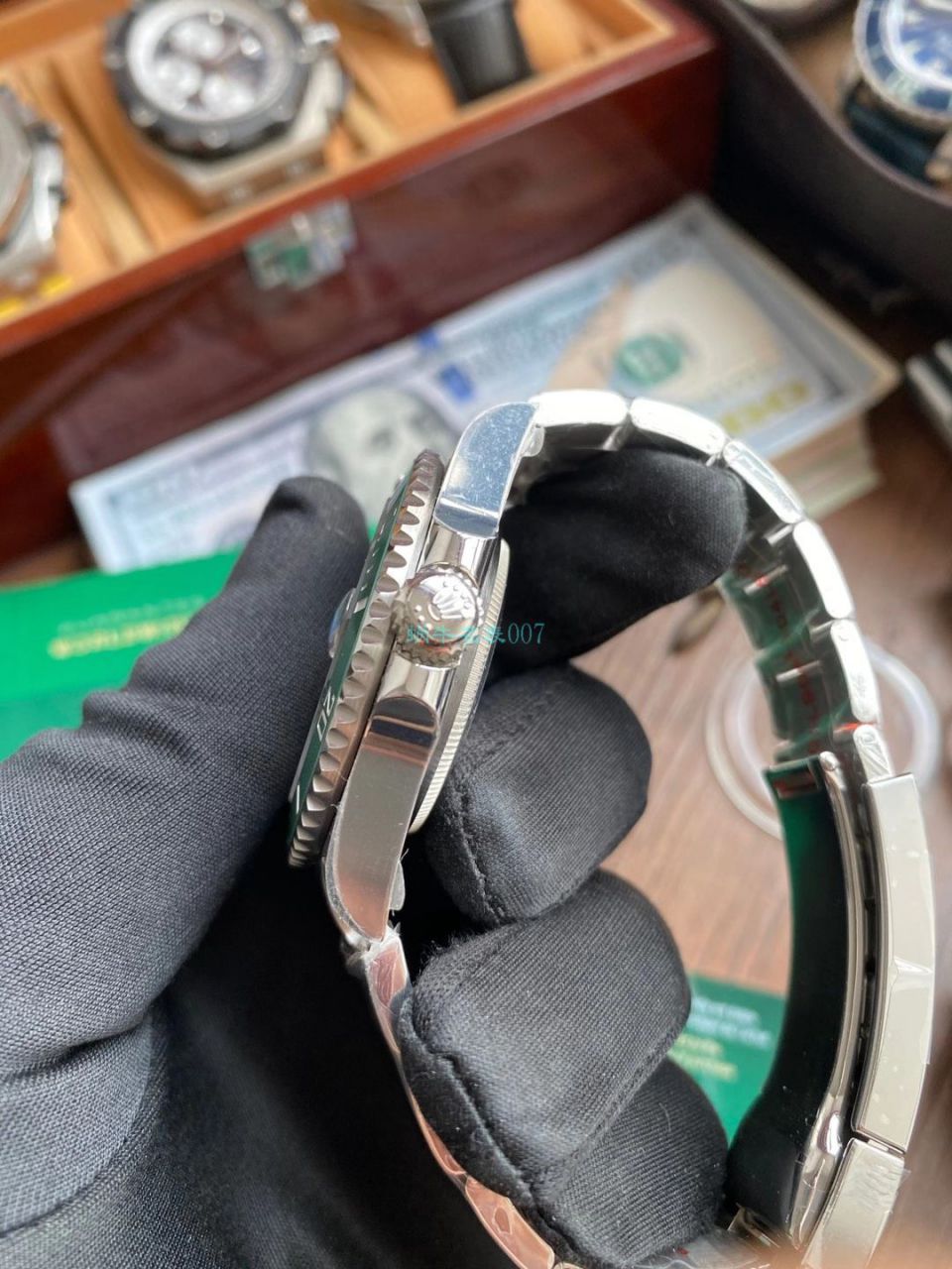  Video analysis EW Factory  Rolex 专柜新款 Submariner 1比1 High quality  Replica Watches 41毫米m126610lv-0002 wrist watches  / R687