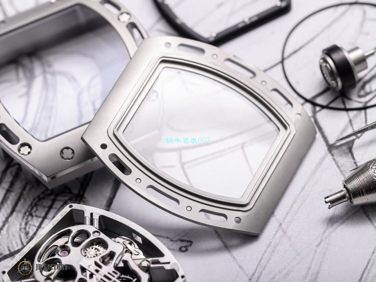JB RICHARD MILLE RM52-01 top  Replica Copy 真 Tourbillon RICHARD MILLE骷髅头 wrist watches  / JBRM52-01