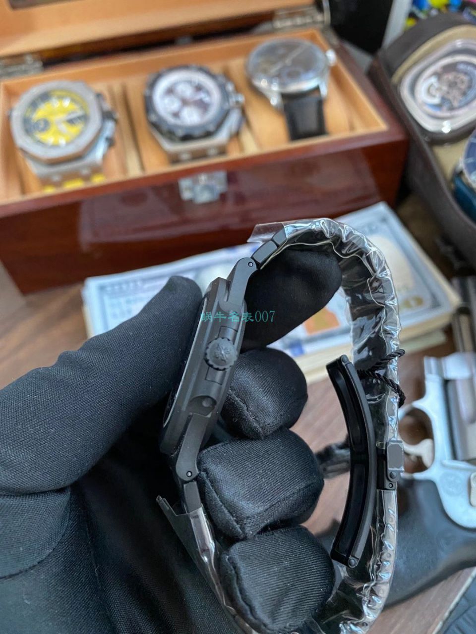 PPF Factory V4 DCL版(金刚石碳涂层 watchcase ) PATEK PHILIPPE  Nautilus 1比1超级 Replica Watches 5711/1A-010 / BD360