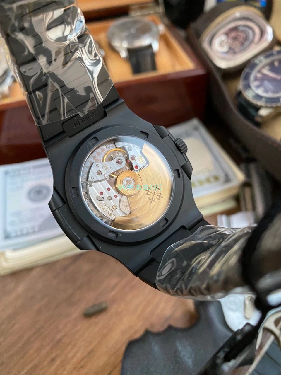 PPF Factory V4 DCL版(金刚石碳涂层 watchcase ) PATEK PHILIPPE  Nautilus 1比1超级 Replica Watches 5711/1A-010 / BD360