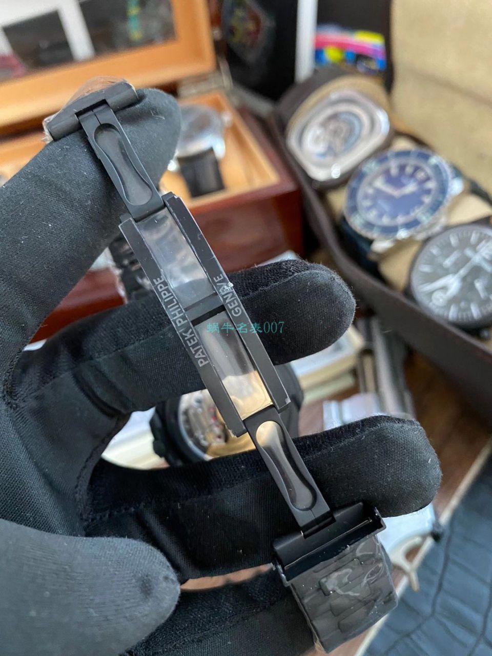 PPF Factory V4 DCL版(金刚石碳涂层 watchcase ) PATEK PHILIPPE  Nautilus 1比1超级 Replica Watches 5711/1A-010 / BD360