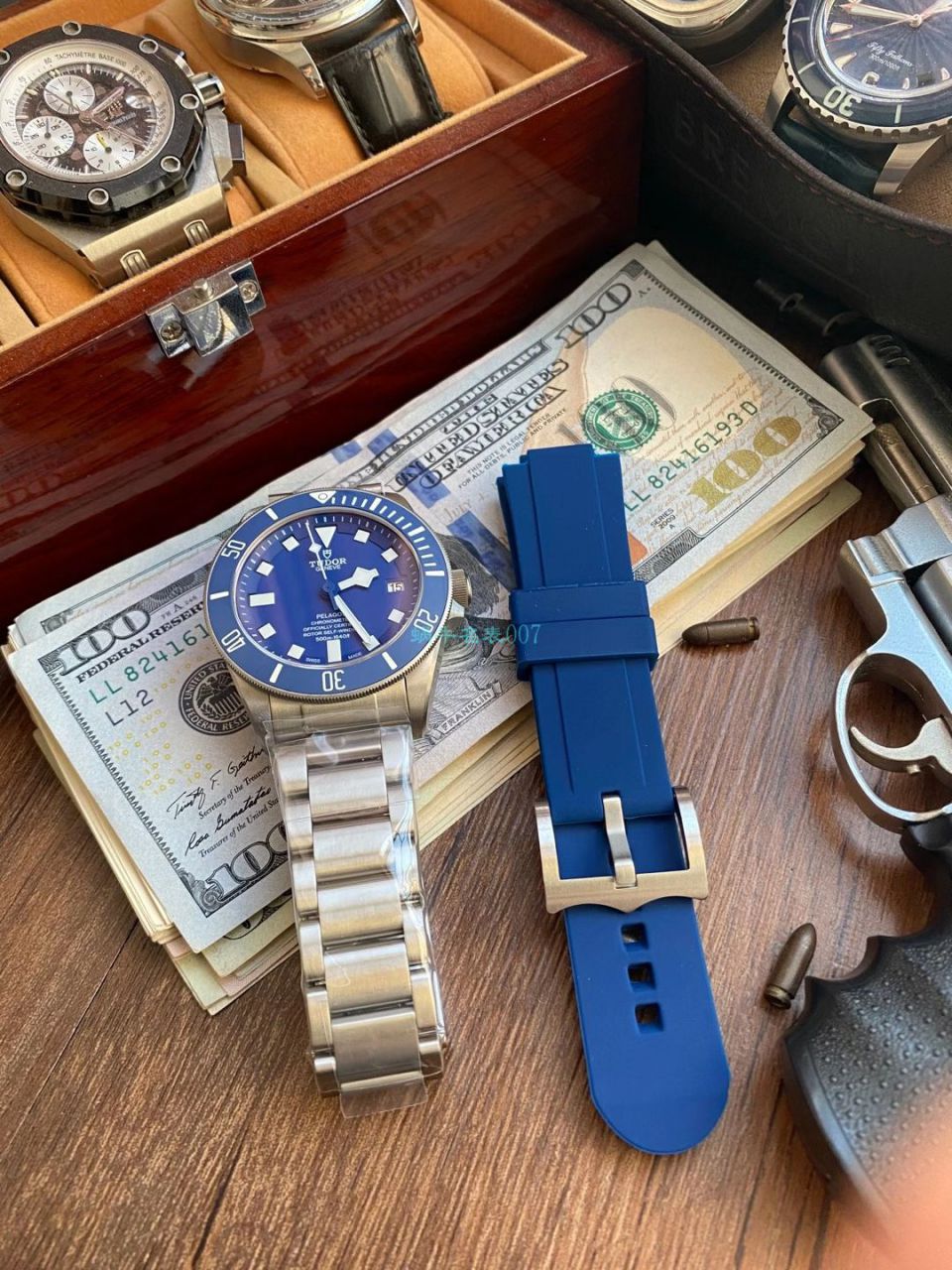 XF Factory  Tudor 蓝色战斧 Perfect  High quality  Replica Watches PELAGOS系列25600TB wrist watches  / DT076