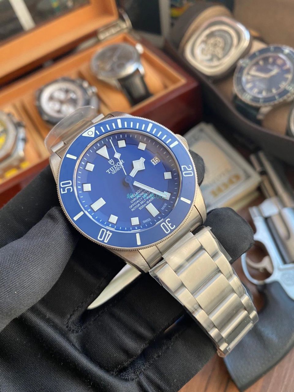 XF Factory  Tudor 蓝色战斧 Perfect  High quality  Replica Watches PELAGOS系列25600TB wrist watches  / DT076