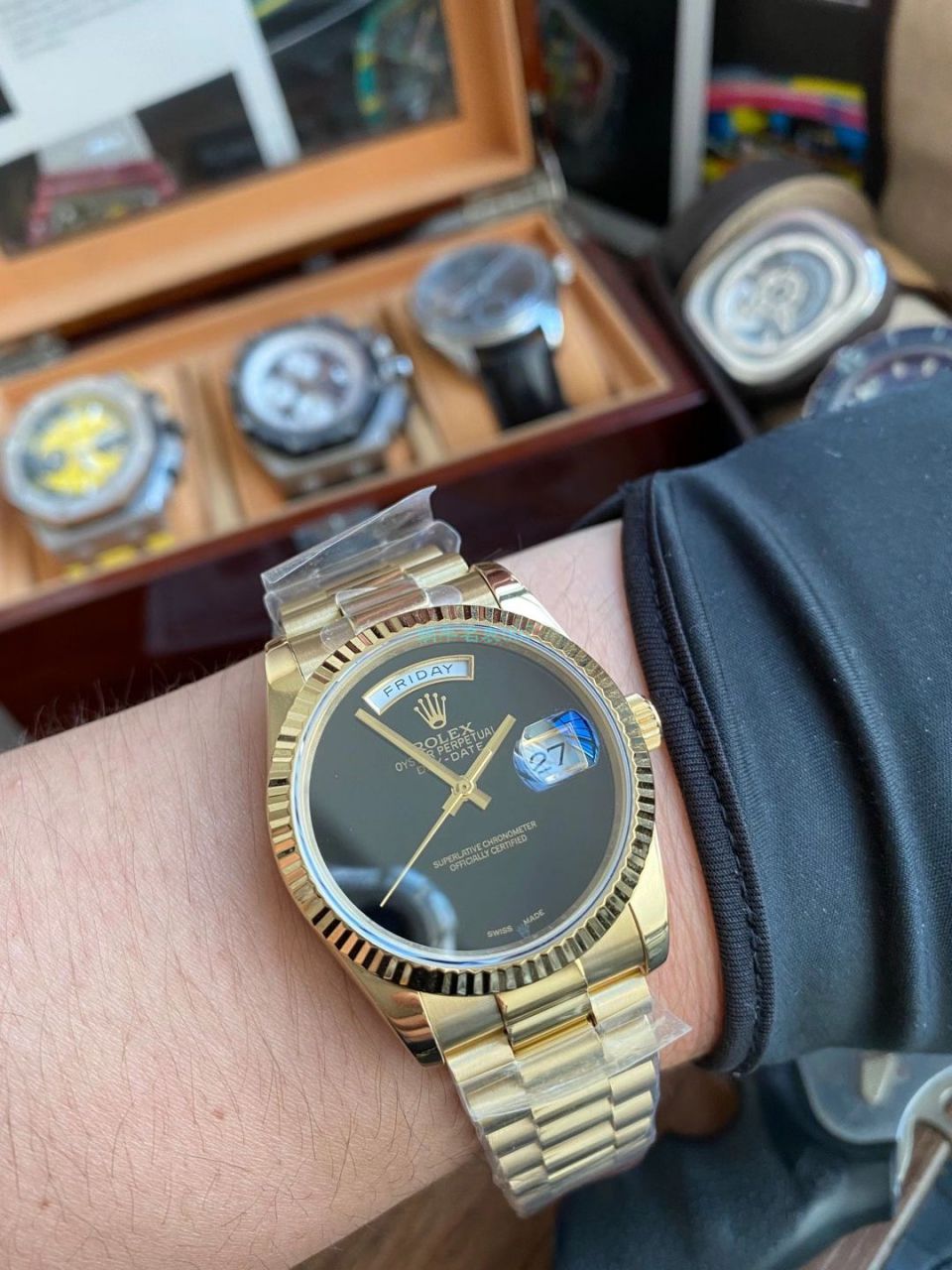  Rolex 特别版极简 Day-Date 型day-date top  Replica Copy 无字天书 wrist watches  / R691
