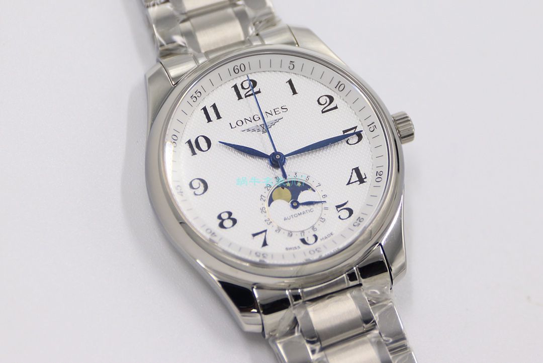 GS Factory  top  Replica Copy  Longines 名匠L2.909.4.78.3月相 wrist watches  / L163