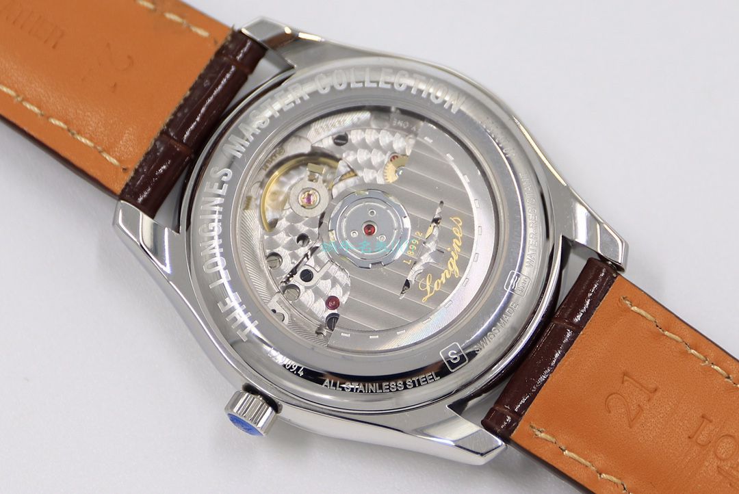 GS Factory  top  Replica Copy  Longines 名匠L2.909.4.78.3月相 wrist watches  / L163