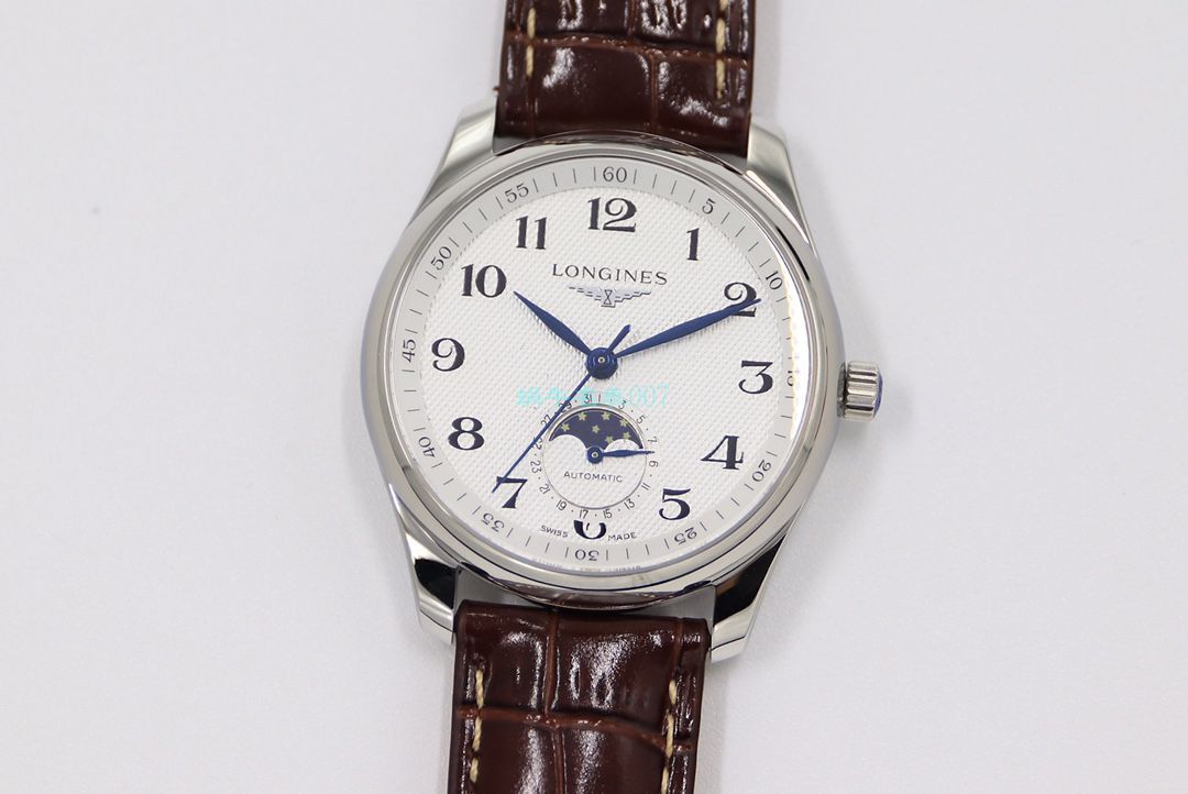 GS Factory  top  Replica Copy  Longines 名匠L2.909.4.78.3月相 wrist watches  / L163