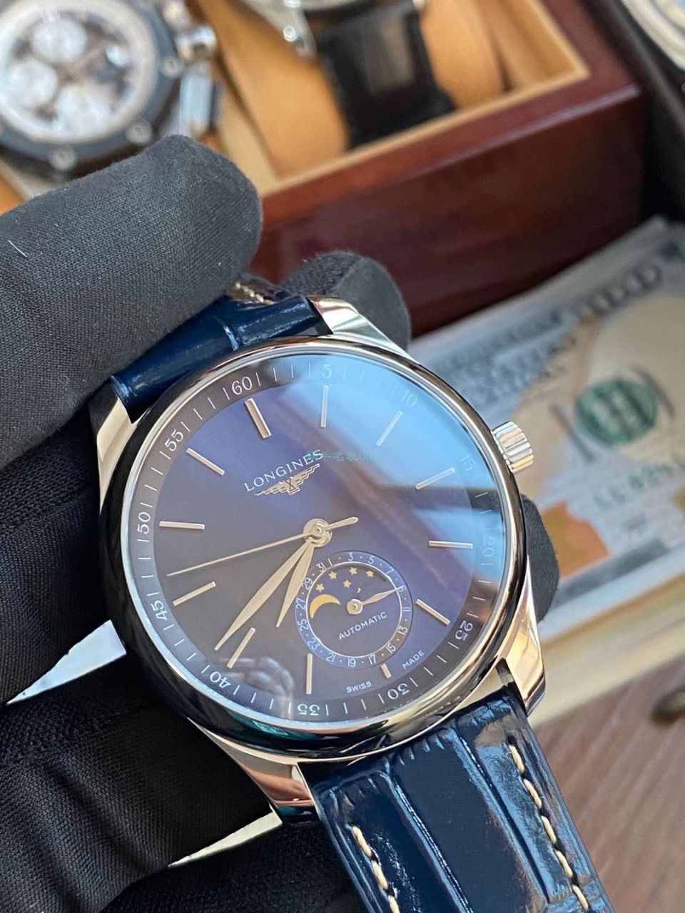 GS Factory 1比1 High quality  Knockoff  Longines 名匠月相 Watches L2.919.4.92.6，L2.919.4.78.6 wrist watches  / L172