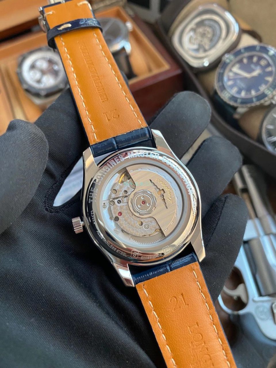 GS Factory 1比1 High quality  Knockoff  Longines 名匠月相 Watches L2.919.4.92.6，L2.919.4.78.6 wrist watches  / L172
