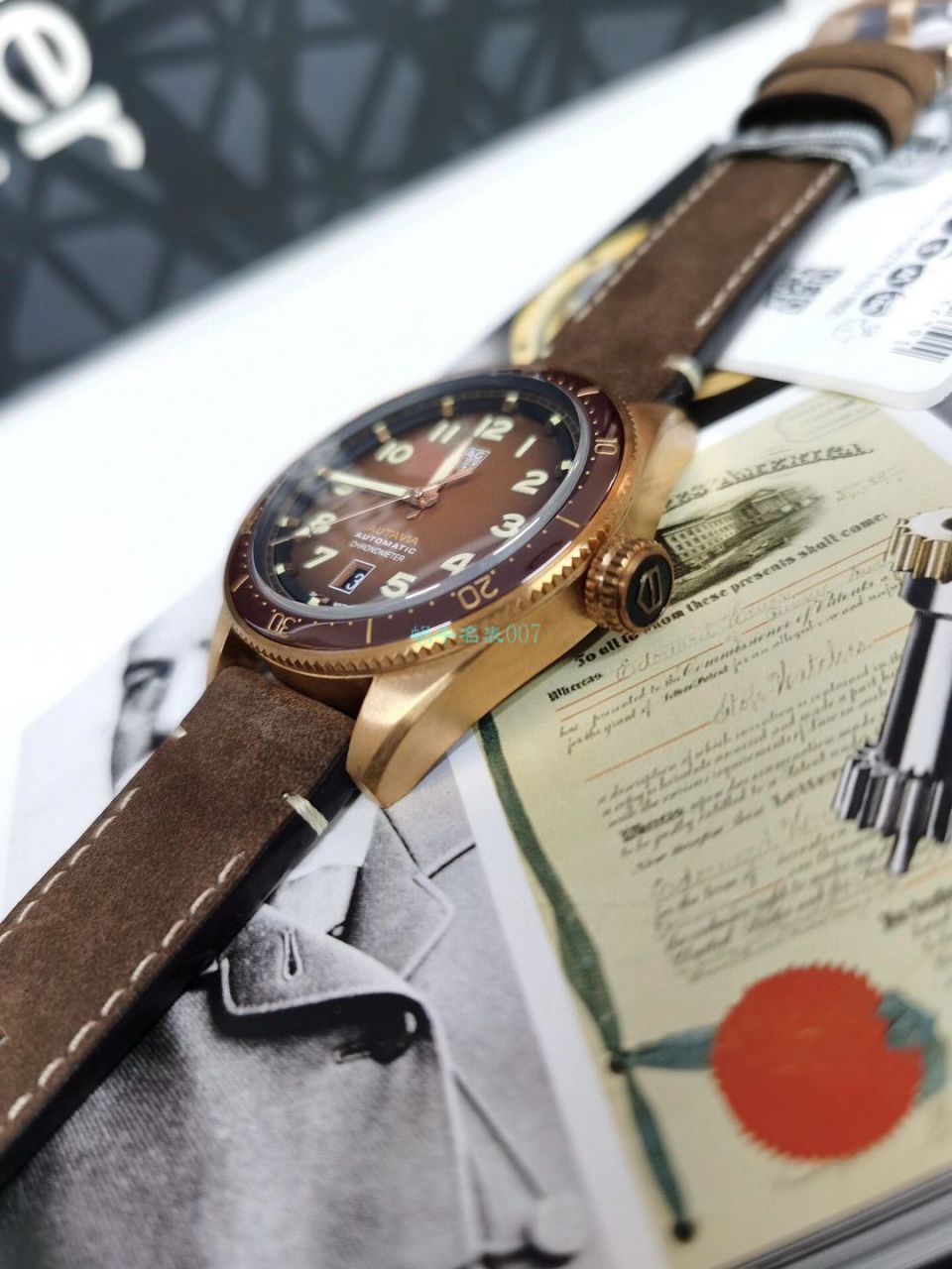 渠道原单 TAG Heuer 鼠年特别版TAG HEUER AUTAVIA系列WBE5193.FC8300 wrist watches  / TG112