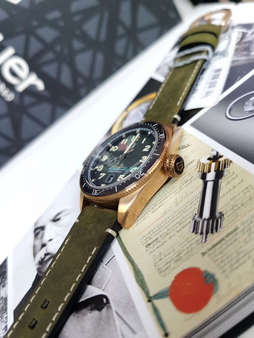 渠道原单 TAG Heuer 鼠年特别版TAG HEUER AUTAVIA系列WBE5193.FC8300 wrist watches  / TG112