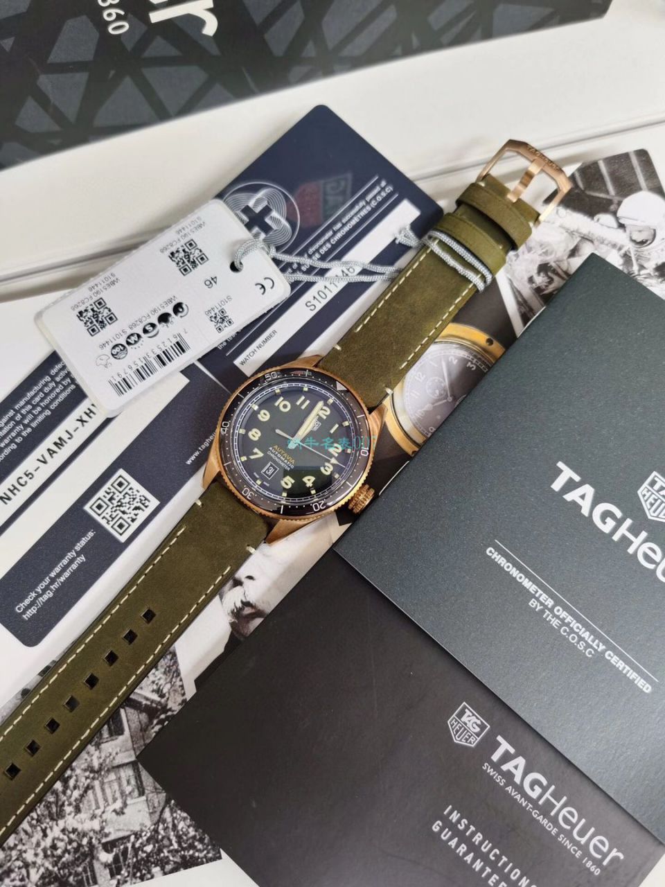 渠道原单 TAG Heuer 鼠年特别版TAG HEUER AUTAVIA系列WBE5193.FC8300 wrist watches  / TG112