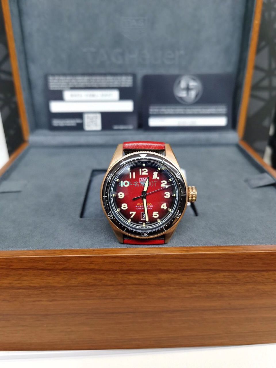 渠道原单 TAG Heuer 鼠年特别版TAG HEUER AUTAVIA系列WBE5193.FC8300 wrist watches  / TG112