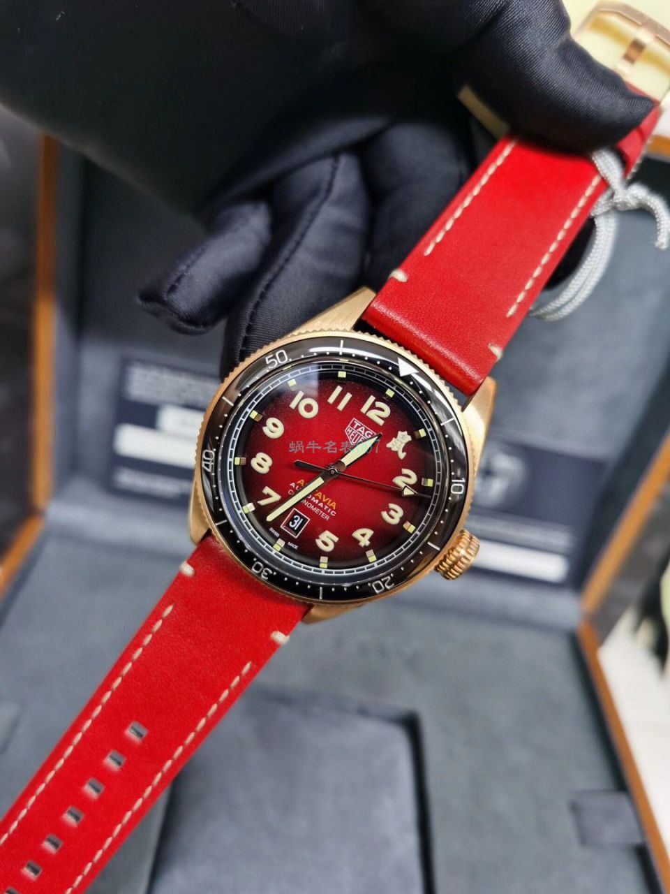 渠道原单 TAG Heuer 鼠年特别版TAG HEUER AUTAVIA系列WBE5193.FC8300 wrist watches  / TG112