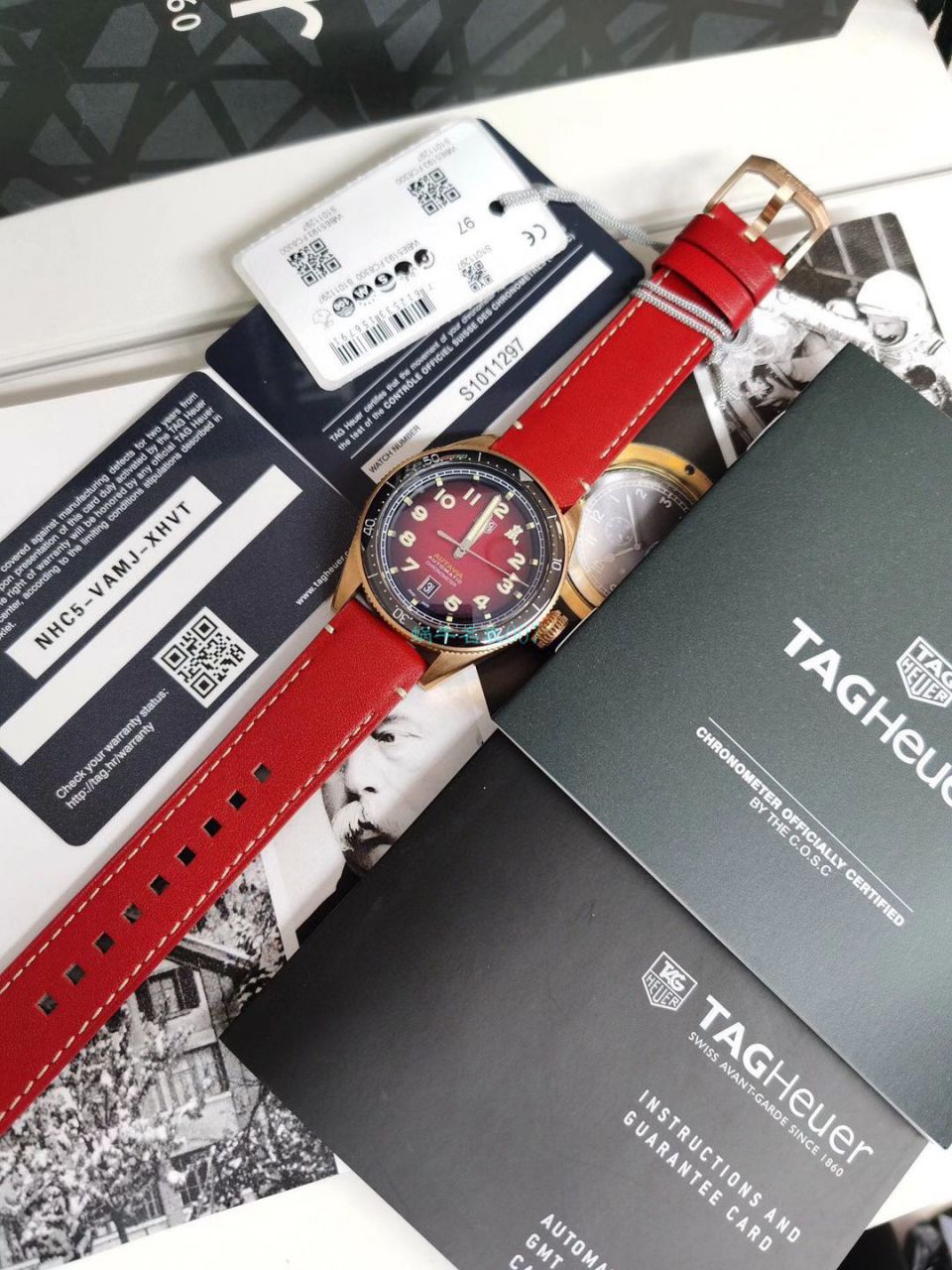渠道原单 TAG Heuer 鼠年特别版TAG HEUER AUTAVIA系列WBE5193.FC8300 wrist watches  / TG112