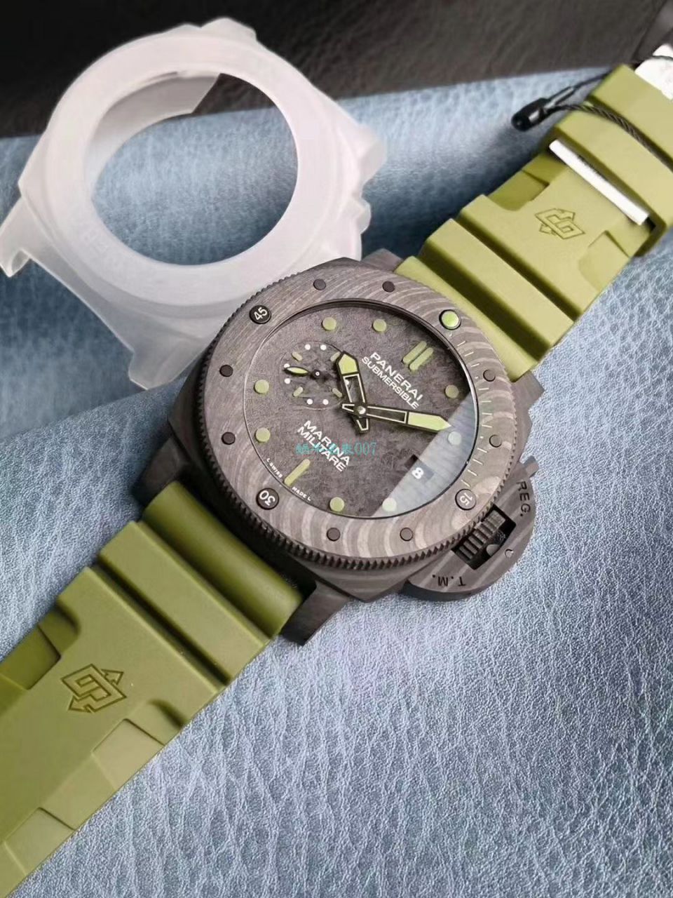 【VS Factory 新品军绿色英雄情结 Replica Watches 】Panerai  Replica SUBMERSIBLE 潜行系列PAM00961 wrist watches  / VSPAM961