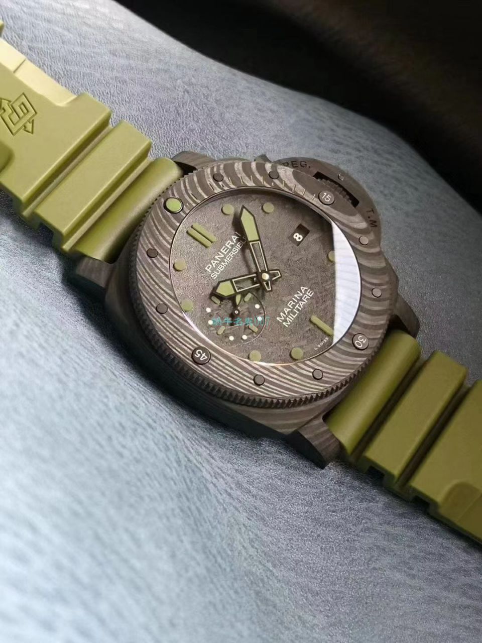 【VS Factory 新品军绿色英雄情结 Replica Watches 】Panerai  Replica SUBMERSIBLE 潜行系列PAM00961 wrist watches  / VSPAM961