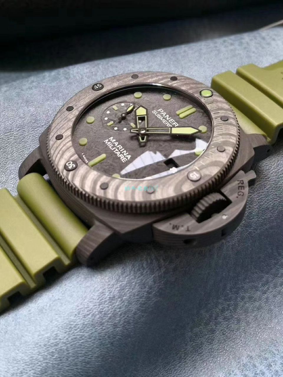 【VS Factory 新品军绿色英雄情结 Replica Watches 】Panerai  Replica SUBMERSIBLE 潜行系列PAM00961 wrist watches  / VSPAM961