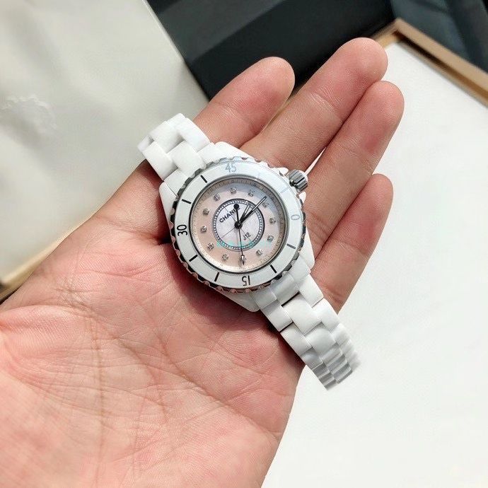 独家原单专柜一致香奈儿经典J12系列女士 wrist watches H5704，H5513钻石款 / X056