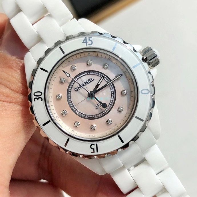 独家原单专柜一致香奈儿经典J12系列女士 wrist watches H5704，H5513钻石款 / X056