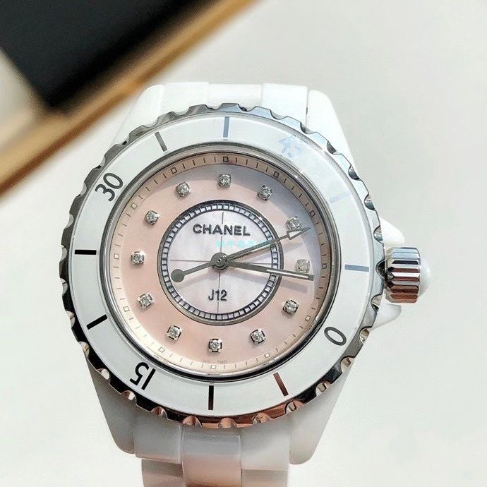 独家原单专柜一致香奈儿经典J12系列女士 wrist watches H5704，H5513钻石款 / X056