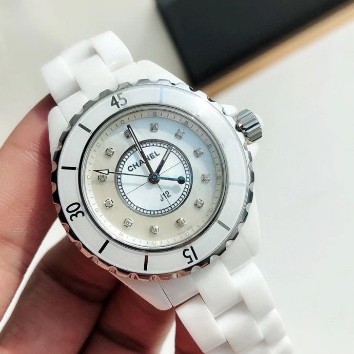 独家原单专柜一致香奈儿经典J12系列女士 wrist watches H5704，H5513钻石款 / X056