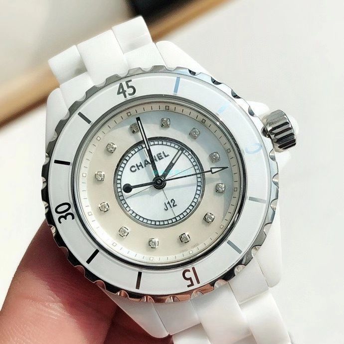 独家原单专柜一致香奈儿经典J12系列女士 wrist watches H5704，H5513钻石款 / X056