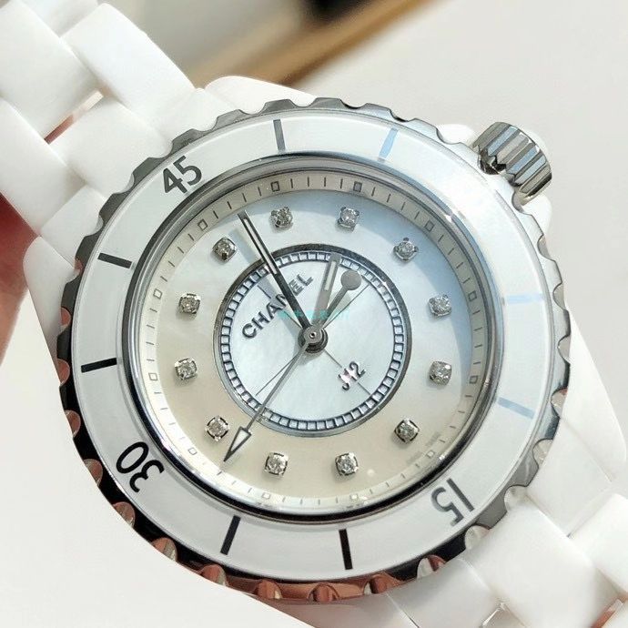 独家原单专柜一致香奈儿经典J12系列女士 wrist watches H5704，H5513钻石款 / X056