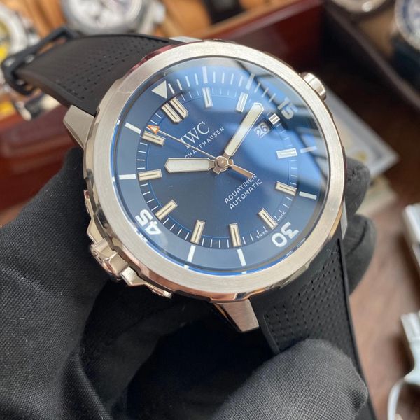 【 Video analysis V6 Factory 蓝色字面完美升级】 IWC 海洋时计1比1 top  Replica Copy  Watches IW329005 wrist watches 