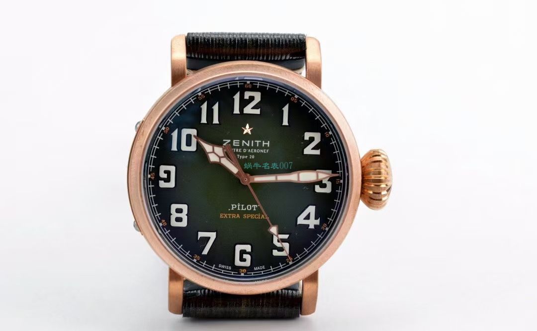 XF Factory 真力时卡其绿青铜大飞 Perfect  Replica Watches 29.2430.679/63.I001 wrist watches  / ZSL063