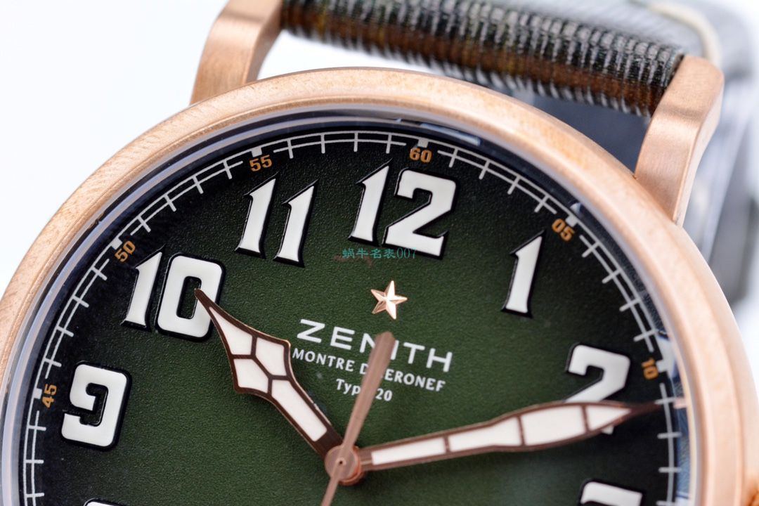 XF Factory 真力时卡其绿青铜大飞 Perfect  Replica Watches 29.2430.679/63.I001 wrist watches  / ZSL063